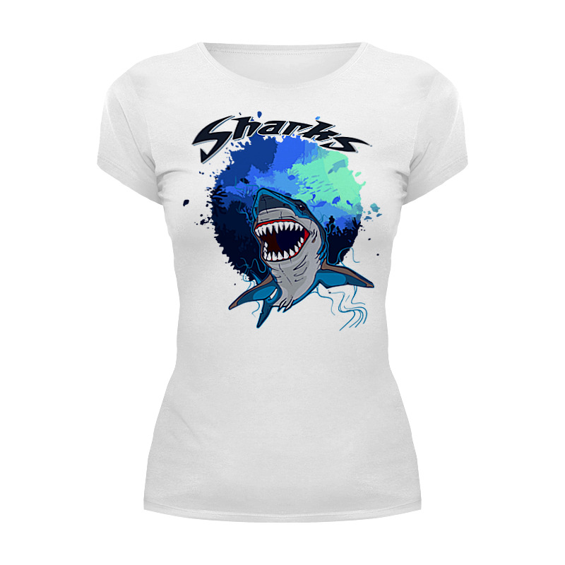 Printio Футболка Wearcraft Premium ⚠sharks⚠