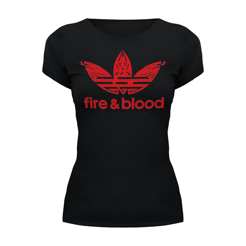 Printio Футболка Wearcraft Premium Fire and blood