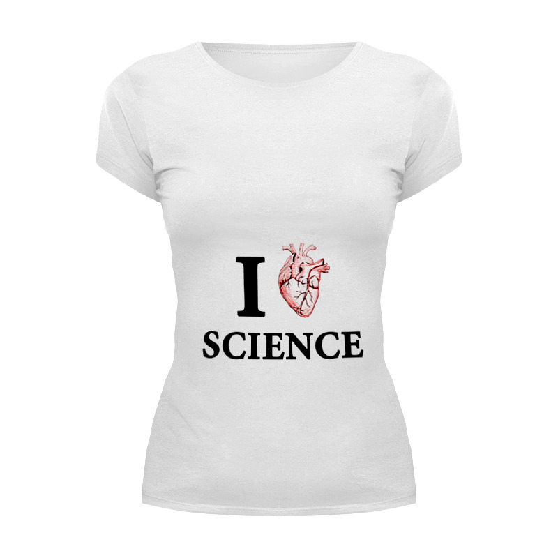 Printio Футболка Wearcraft Premium I love science (я люблю науку)