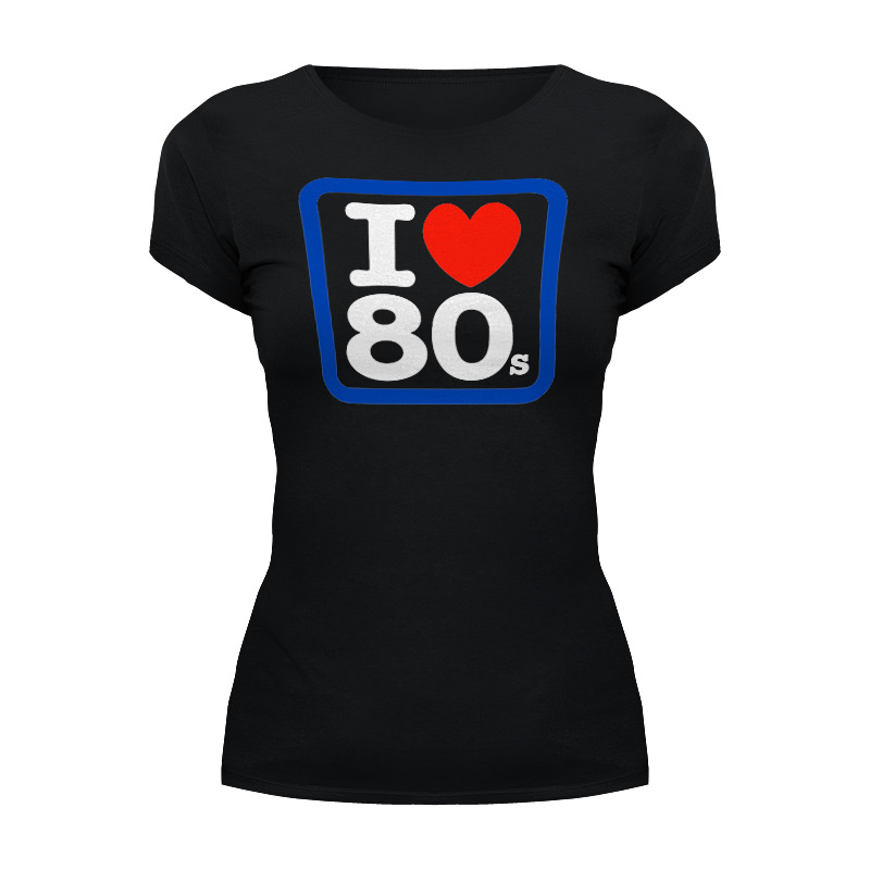Printio Футболка Wearcraft Premium I love 80's