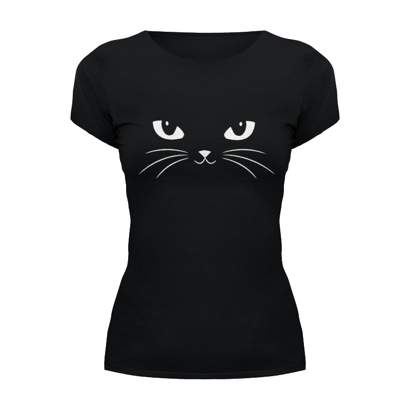 Printio Футболка Wearcraft Premium Black cat (черная кошка)