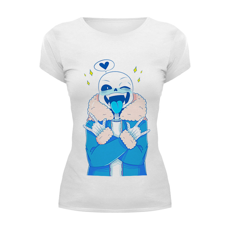 Printio Футболка Wearcraft Premium Санс из undertale. printio футболка wearcraft premium санс кофе undertale