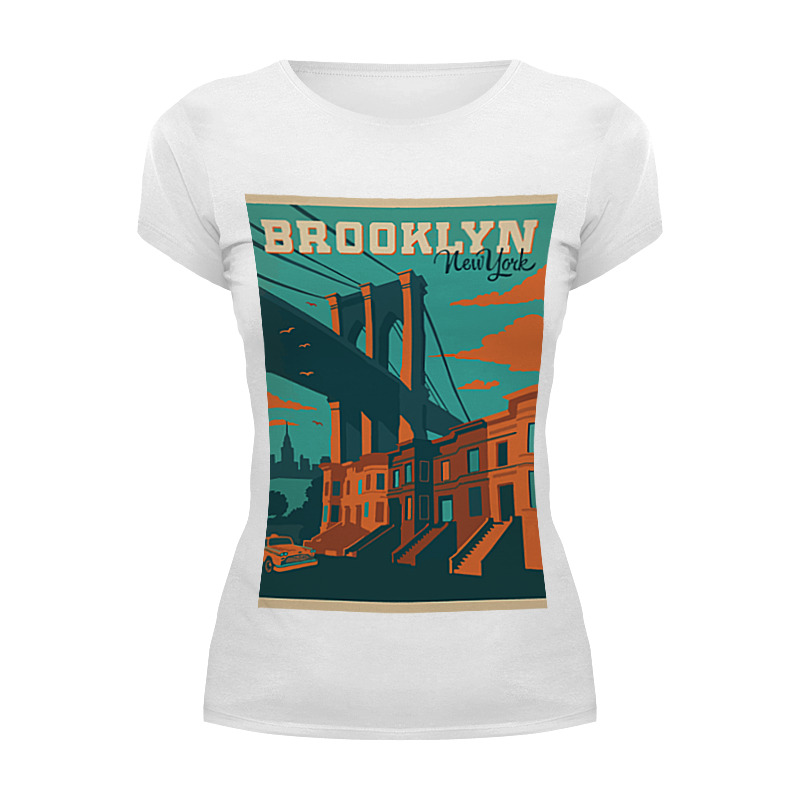 printio футболка wearcraft premium сша нью йорк Printio Футболка Wearcraft Premium Brooklyn