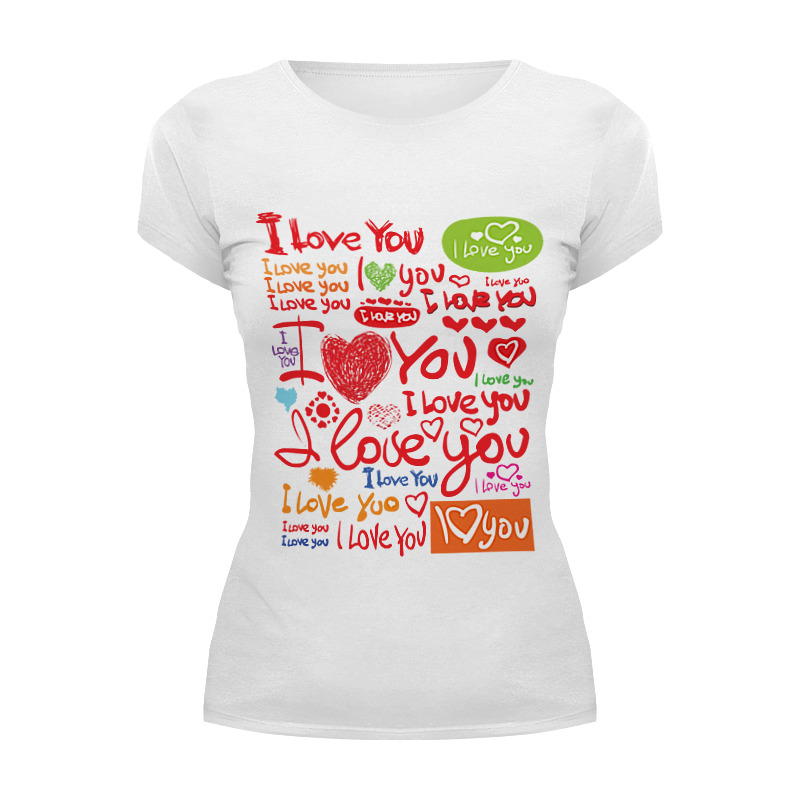 Printio Футболка Wearcraft Premium I love you printio футболка wearcraft premium i love you