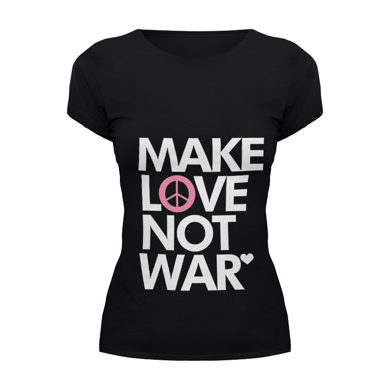 Printio Футболка Wearcraft Premium Make love not war printio сумка make love not war
