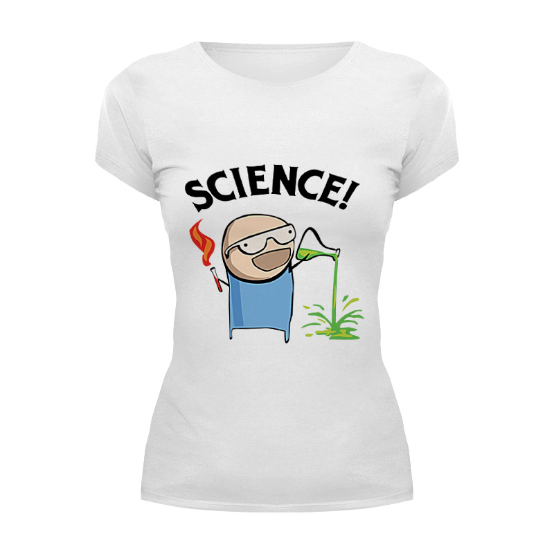 Printio Футболка Wearcraft Premium Science! ботан printio футболка классическая science ботан