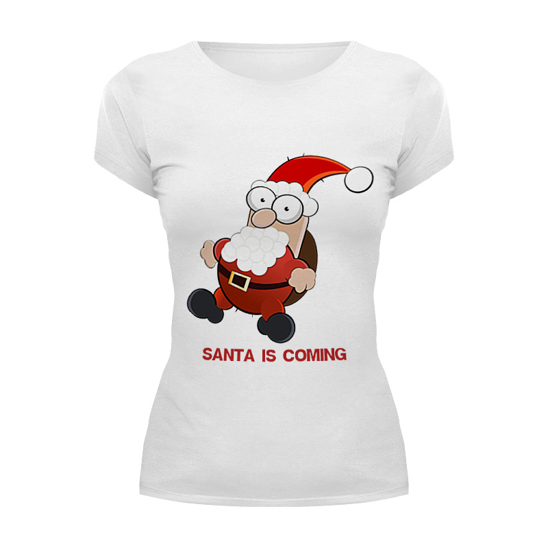 Printio Футболка Wearcraft Premium Santa is coming printio футболка wearcraft premium santa is coming