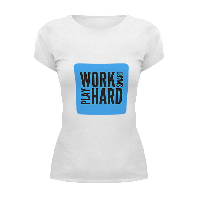 Printio Футболка Wearcraft Premium Work smart printio футболка wearcraft premium i work hard