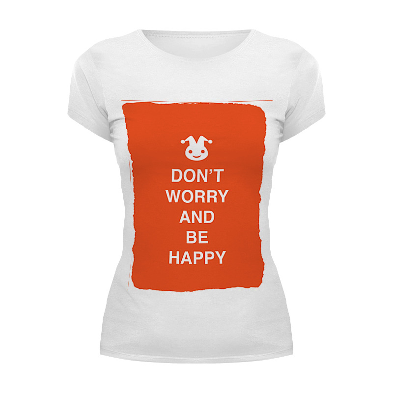 Printio Футболка Wearcraft Premium Don't worry and be happy printio футболка wearcraft premium be happy and smile