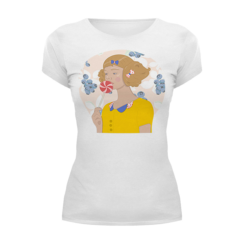 Printio Футболка Wearcraft Premium Леденец женская футболка задумчивая такса s белый