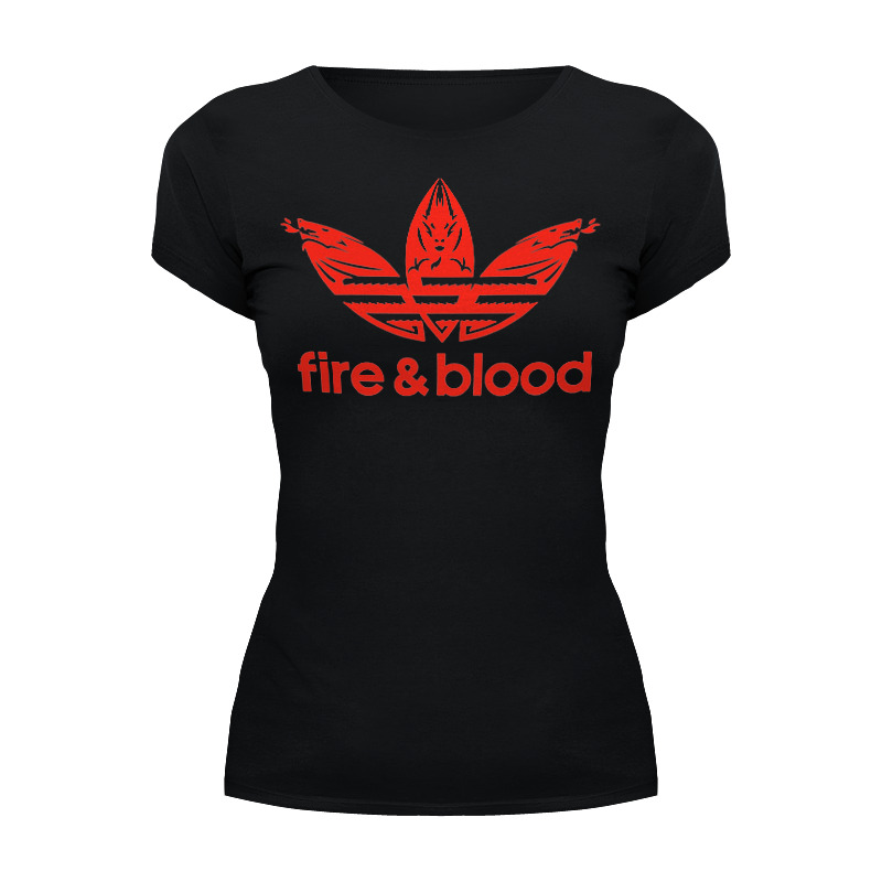 Printio Футболка Wearcraft Premium ◈fire and blood◈ printio футболка классическая fire and blood