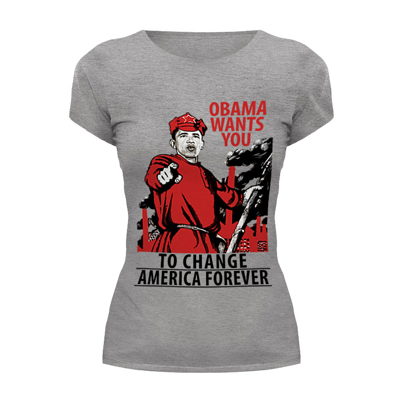 Printio Футболка Wearcraft Premium Obama red army printio футболка с полной запечаткой для девочек obama red army