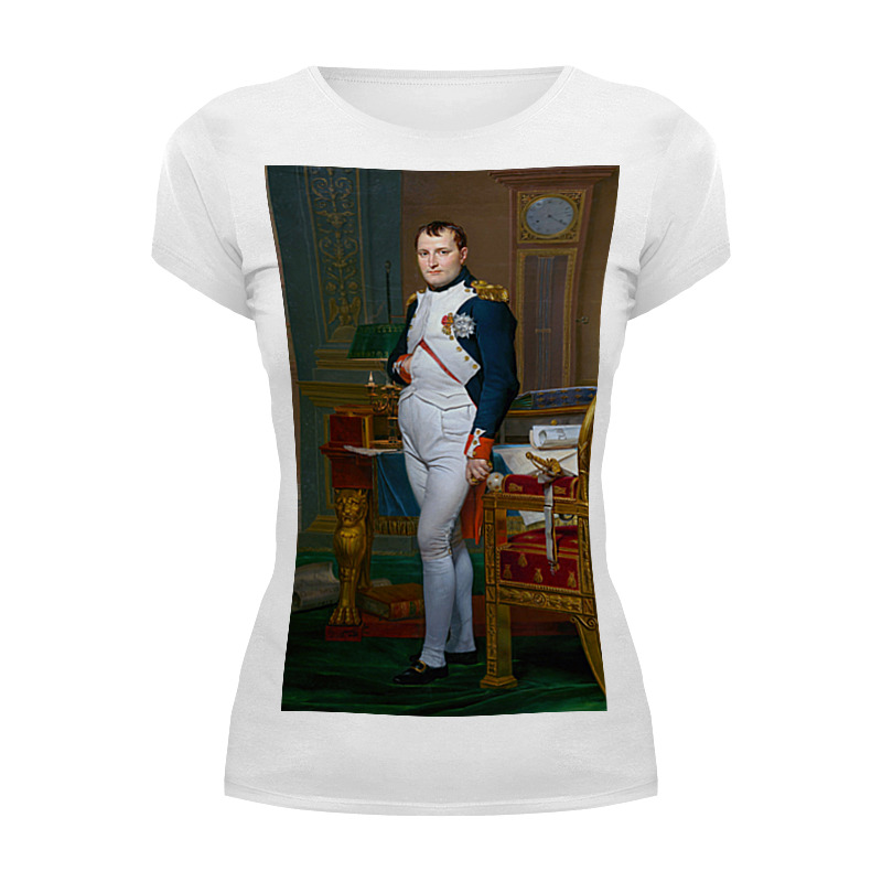 Printio Футболка Wearcraft Premium Портрет наполеона в кабинете дворца тюильри
