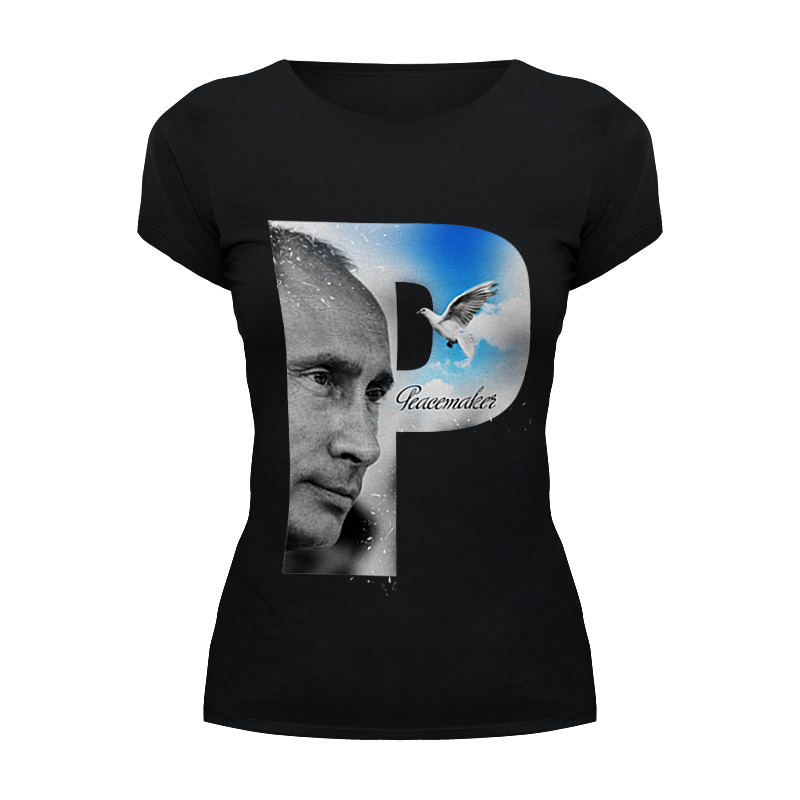 Printio Футболка Wearcraft Premium Putin peacemaker by design ministry printio лонгслив putin peacemaker by design ministry