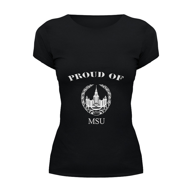 Printio Футболка Wearcraft Premium Proud of msu printio футболка wearcraft premium slim fit proud of msu