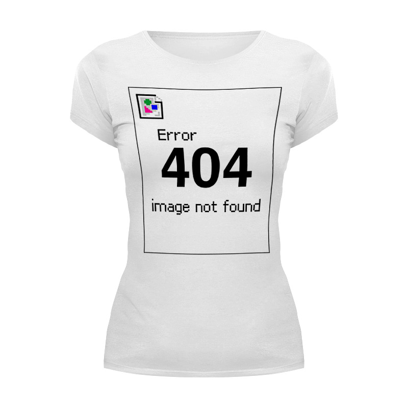 Printio Футболка Wearcraft Premium Error 404 платье 404 not found размер xs белый
