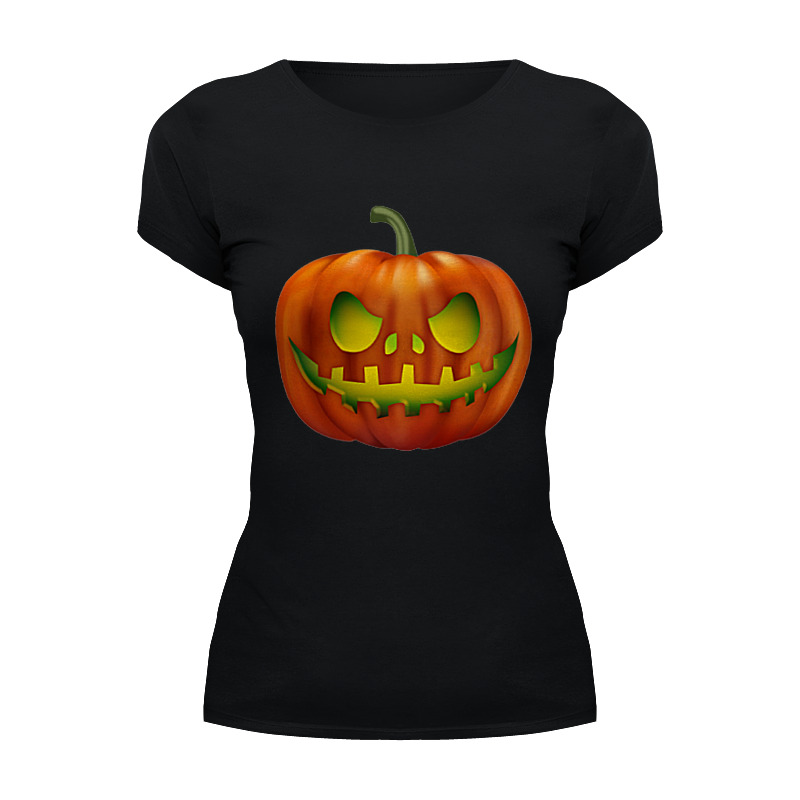 Printio Футболка Wearcraft Premium Glowing pumpkin