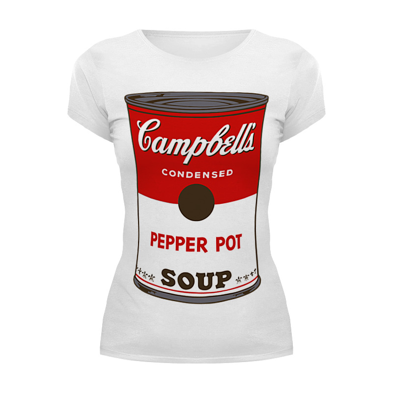 Printio Футболка Wearcraft Premium Campbell's soup (энди уорхол) printio футболка wearcraft premium slim fit банки с супом кэмпбелл campbell’s soup cans