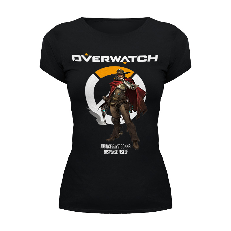 Printio Футболка Wearcraft Premium Overwatch. маккри printio футболка классическая overwatch маккри