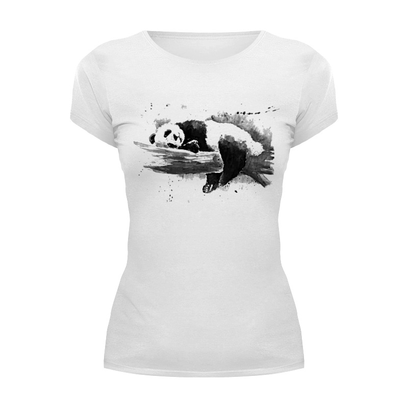 Printio Футболка Wearcraft Premium Панда спит женская футболка панда спит на облаке m белый