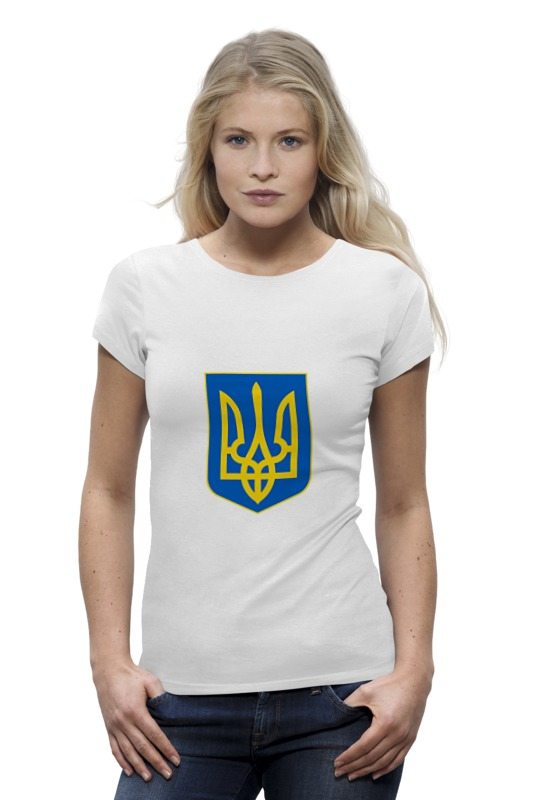 Printio Футболка Wearcraft Premium Герб украины printio толстовка wearcraft premium унисекс герб украины