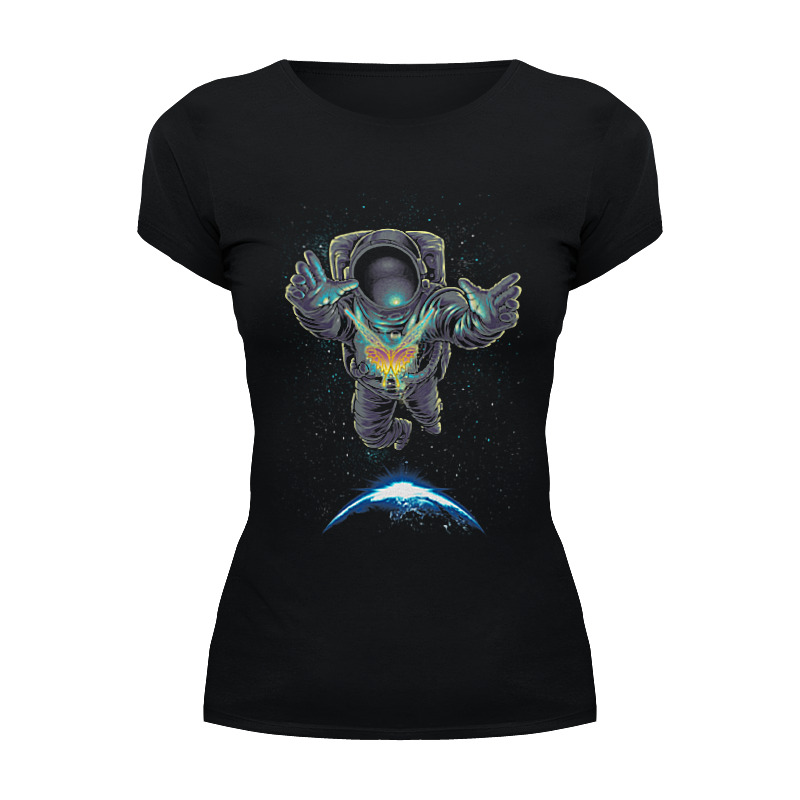 Printio Футболка Wearcraft Premium Космонавт