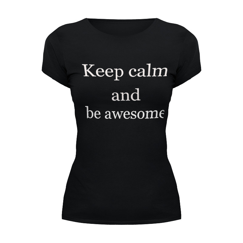 Printio Футболка Wearcraft Premium Keep calm and be cooler