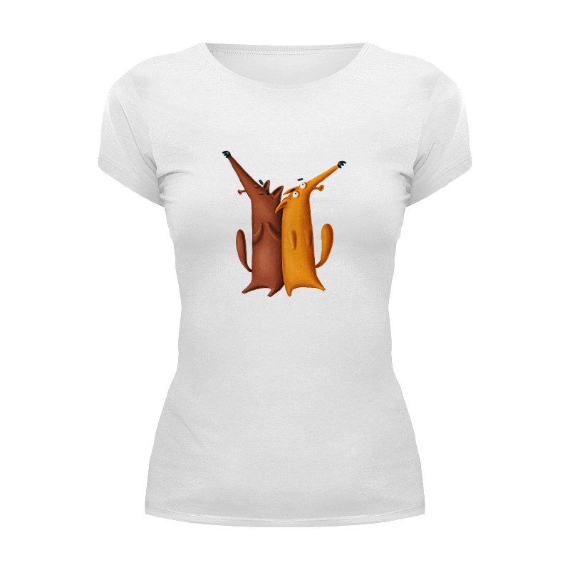 Printio Футболка Wearcraft Premium лисички