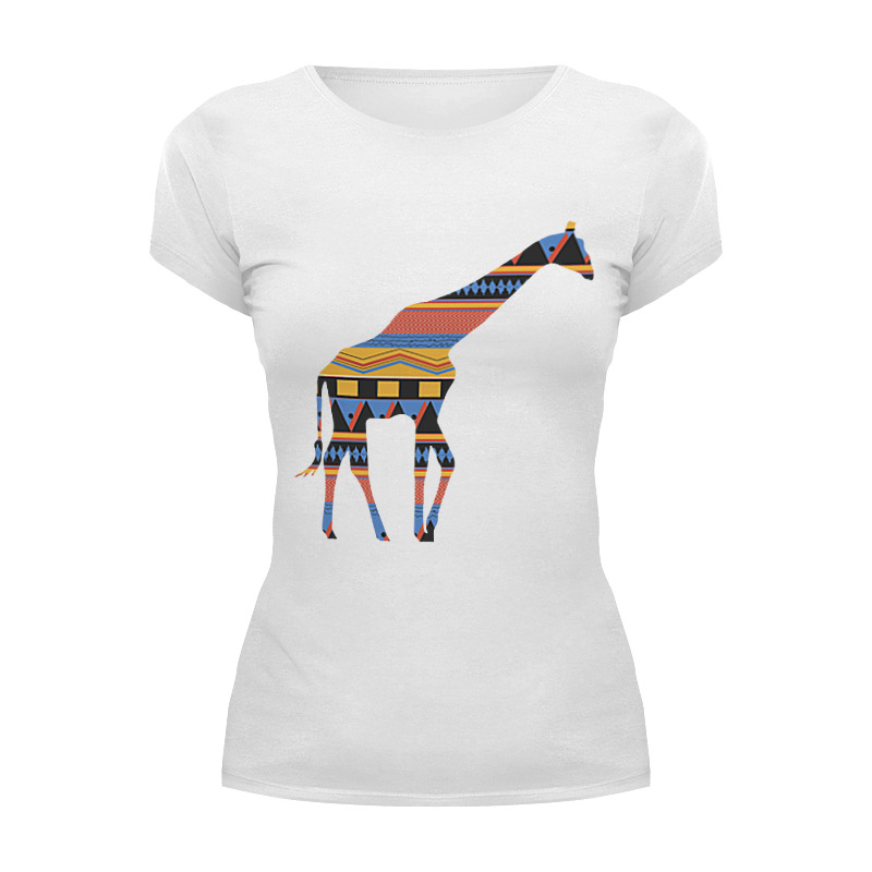 Printio Футболка Wearcraft Premium Жираф женская футболка жираф в бабочках m белый
