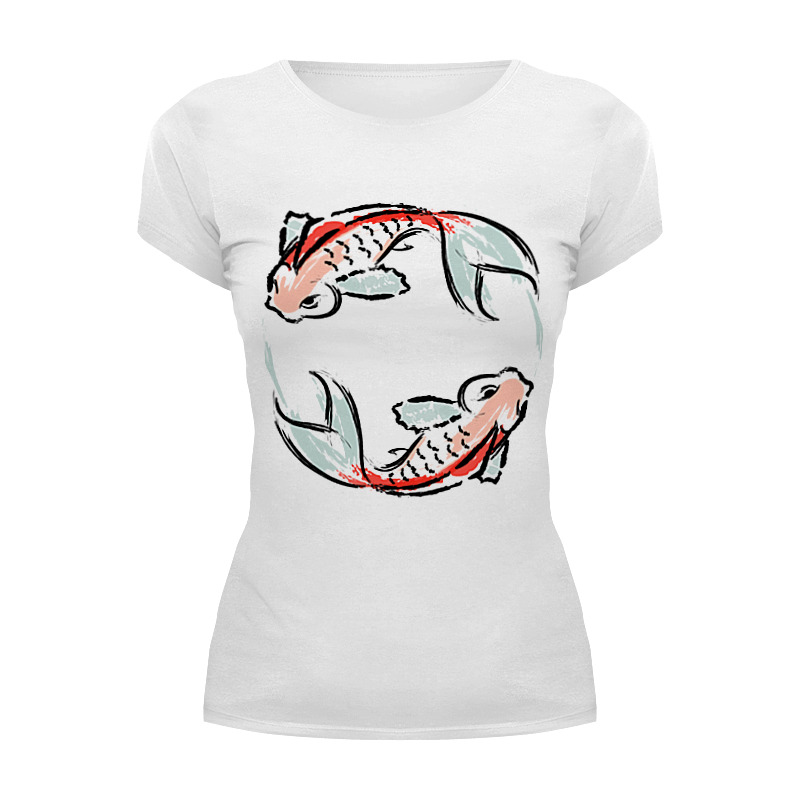 Printio Футболка Wearcraft Premium Знак зодиака рыбы женская футболка корги с кругом s белый