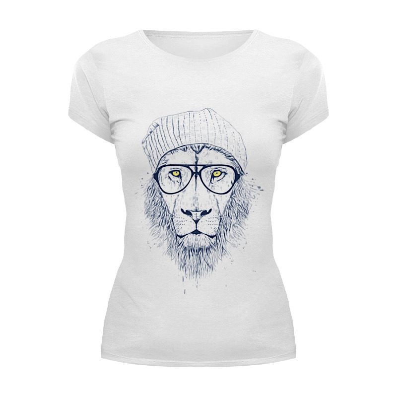 Printio Футболка Wearcraft Premium Лев - хипстер