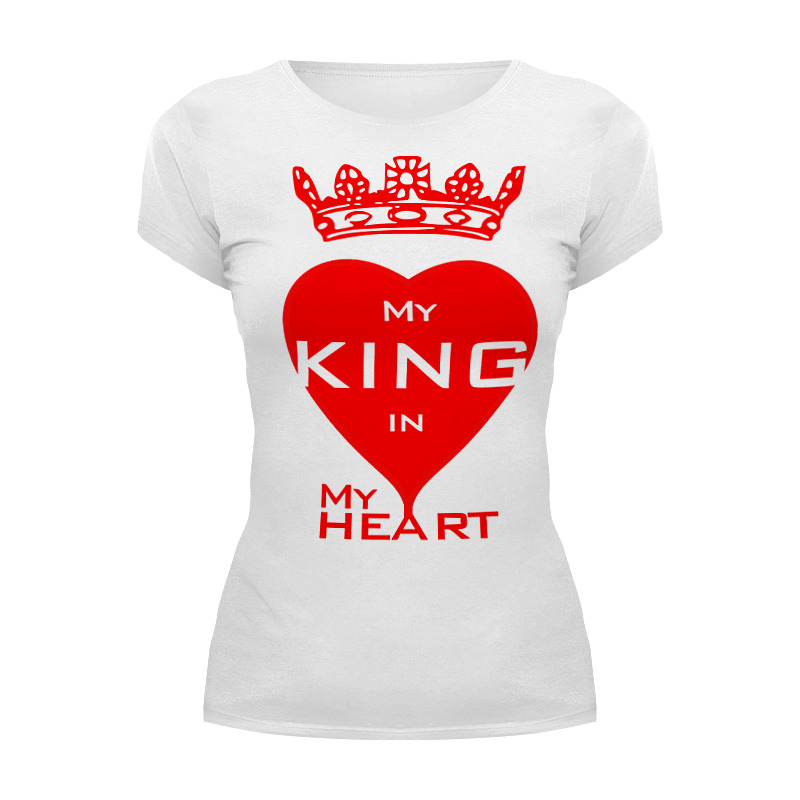 Printio Футболка Wearcraft Premium Мой король в моём сердце!!! printio футболка wearcraft premium мой король в моём сердце