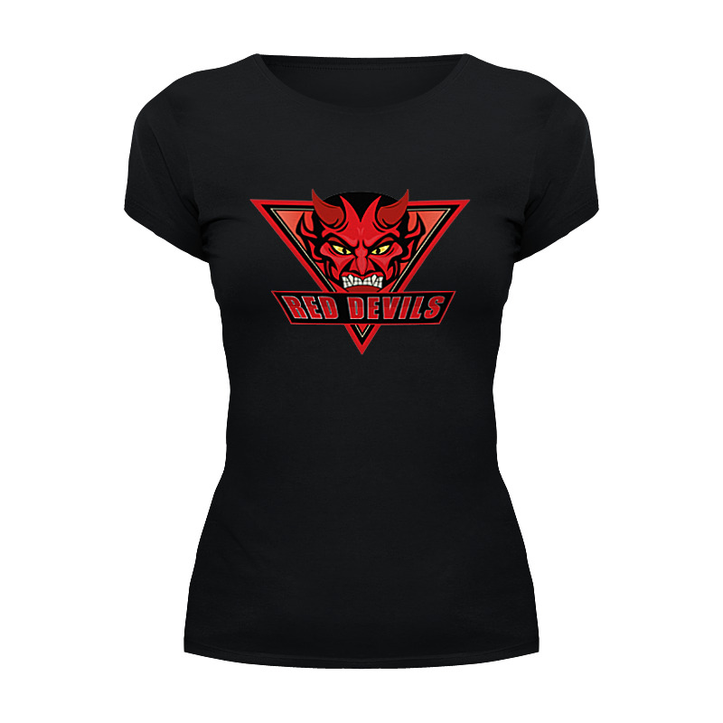 Printio Футболка Wearcraft Premium Red devils printio толстовка wearcraft premium унисекс red devils