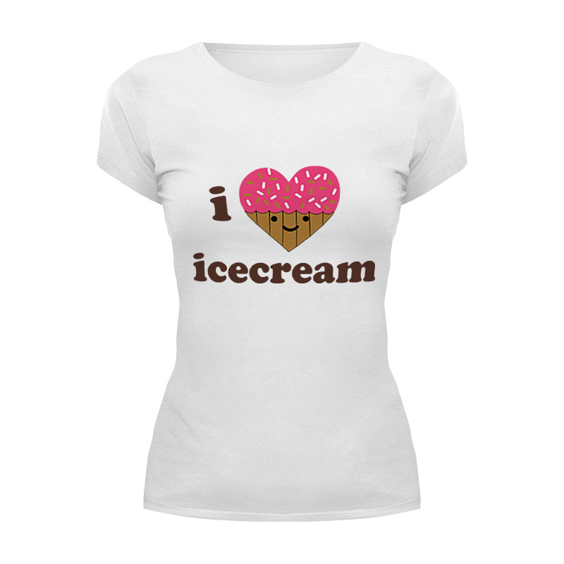 Printio Футболка Wearcraft Premium I love icecream