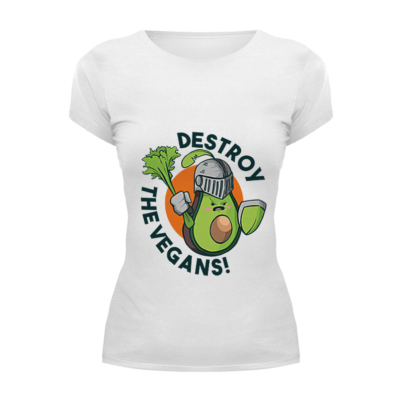 Printio Футболка Wearcraft Premium Destroy the vegans printio детская футболка классическая унисекс destroy the vegans