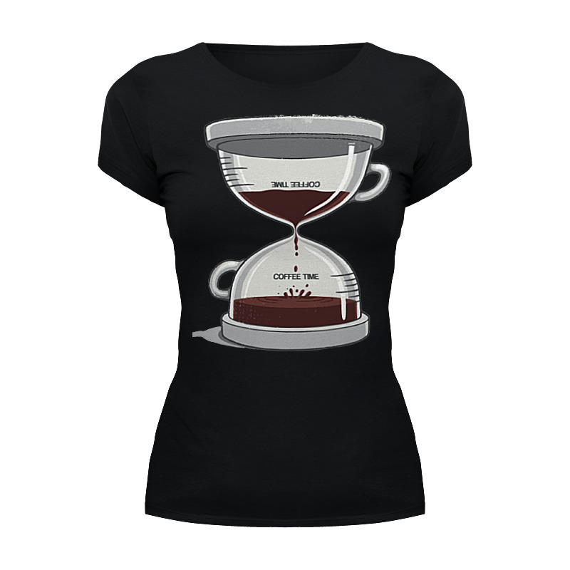 printio футболка wearcraft premium slim fit coffee time время кофе Printio Футболка Wearcraft Premium Coffee time / время кофе