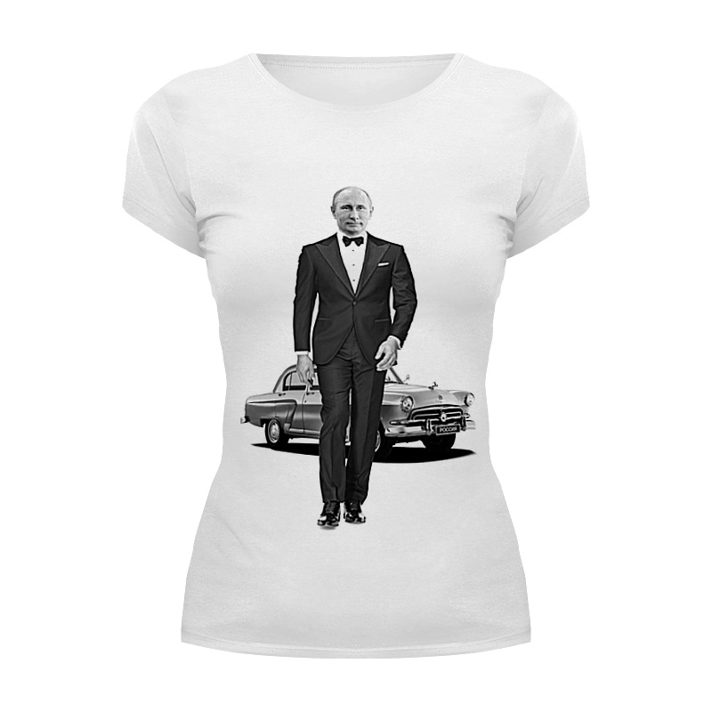 Printio Футболка Wearcraft Premium Владимир путин и волга