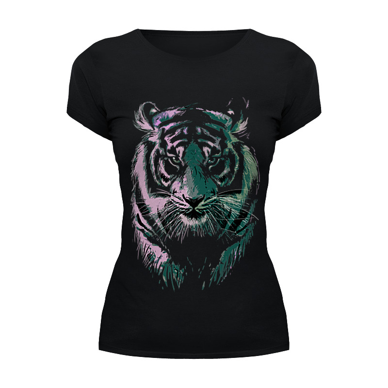 Printio Футболка Wearcraft Premium Белый тигр