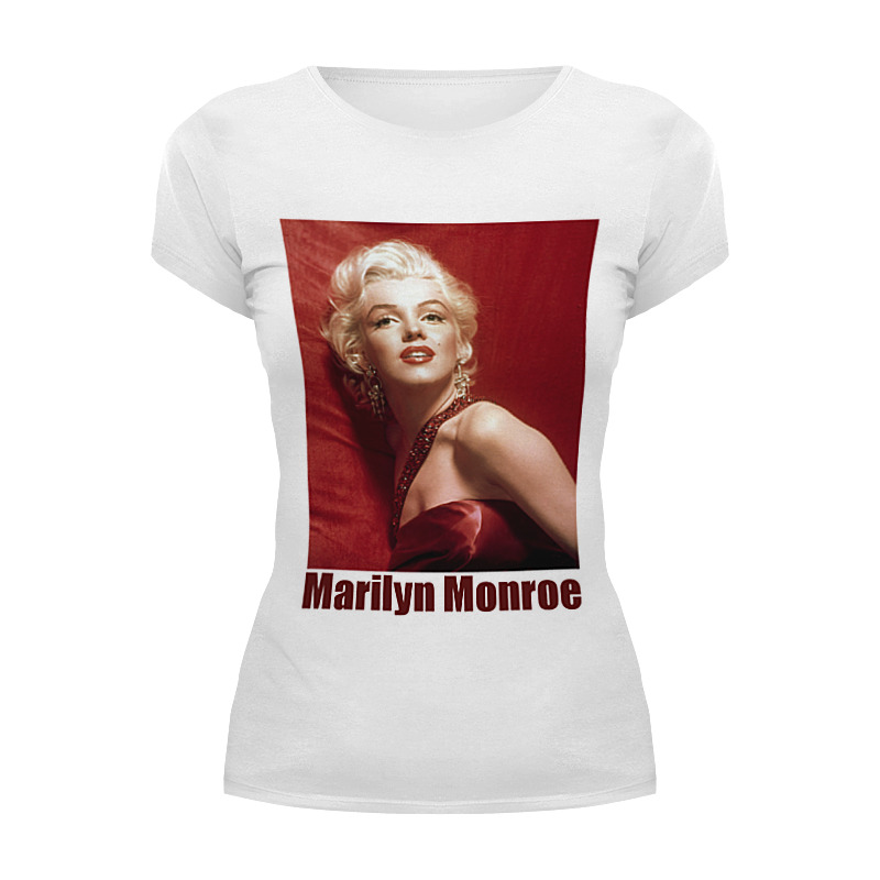 Printio Футболка Wearcraft Premium Marilyn monroe red printio толстовка wearcraft premium унисекс marilyn monroe red