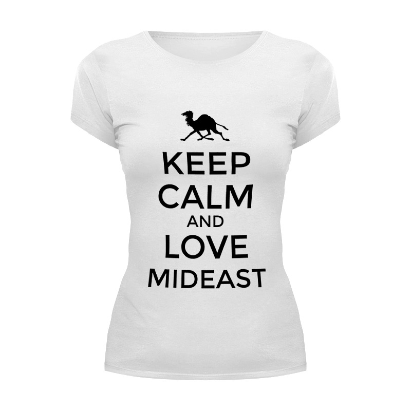 Printio Футболка Wearcraft Premium Keep calm and love mideast printio чехол для iphone x xs объёмная печать keep calm and love mideast