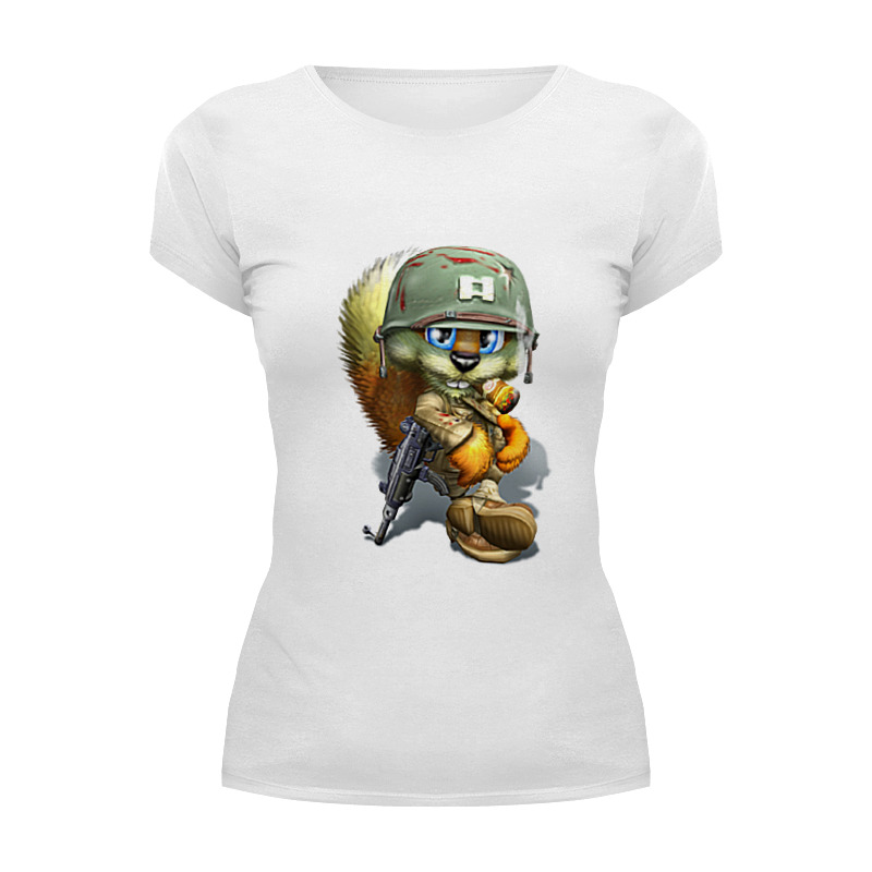 Printio Футболка Wearcraft Premium Лисенок солдат