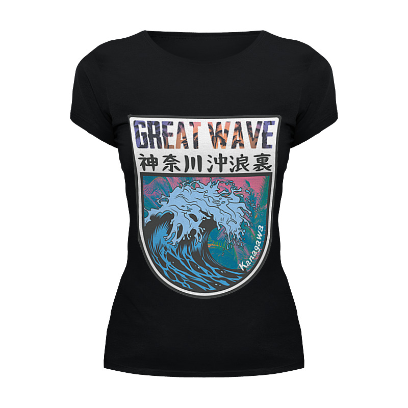 Printio Футболка Wearcraft Premium Great wave off aesthetic printio детская футболка классическая унисекс great wave off aesthetic