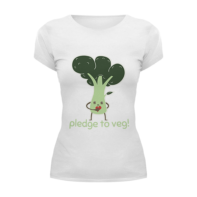 Printio Футболка Wearcraft Premium Pledge to veg