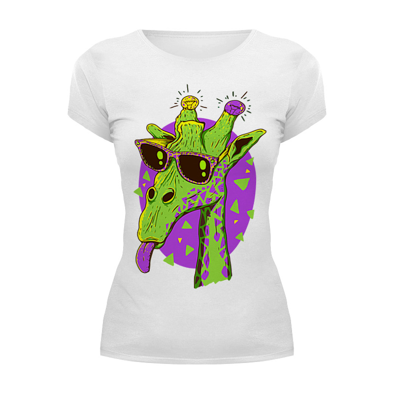 Printio Футболка Wearcraft Premium Забавный жираф