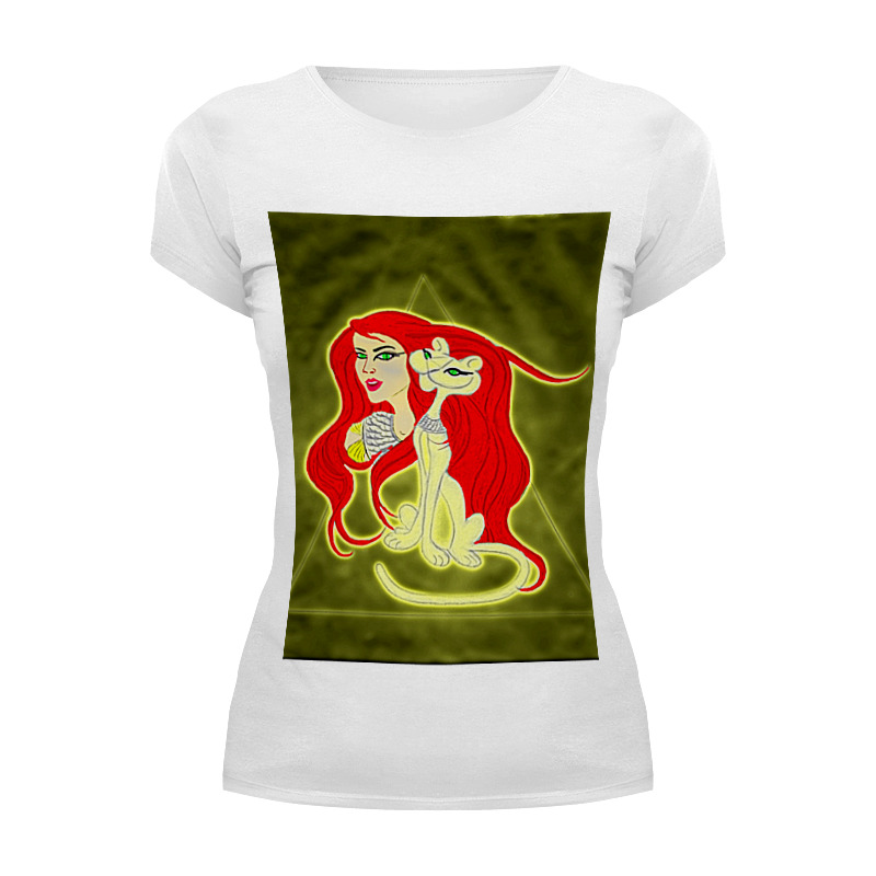 printio футболка классическая бастет богиня любви Printio Футболка Wearcraft Premium Бастет-богиня любви