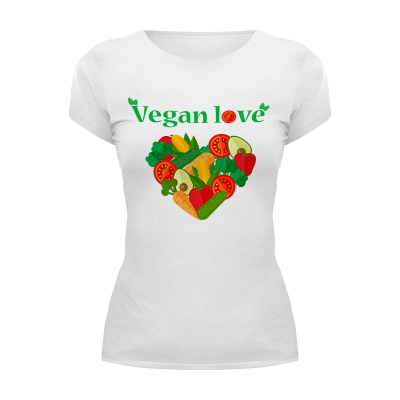 Printio Футболка Wearcraft Premium Vegan love printio футболка wearcraft premium i love vegan