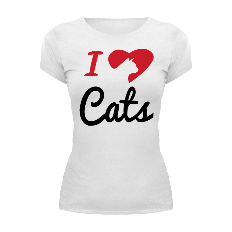 Printio Футболка Wearcraft Premium Я люблю котов printio футболка wearcraft premium я люблю черных котов