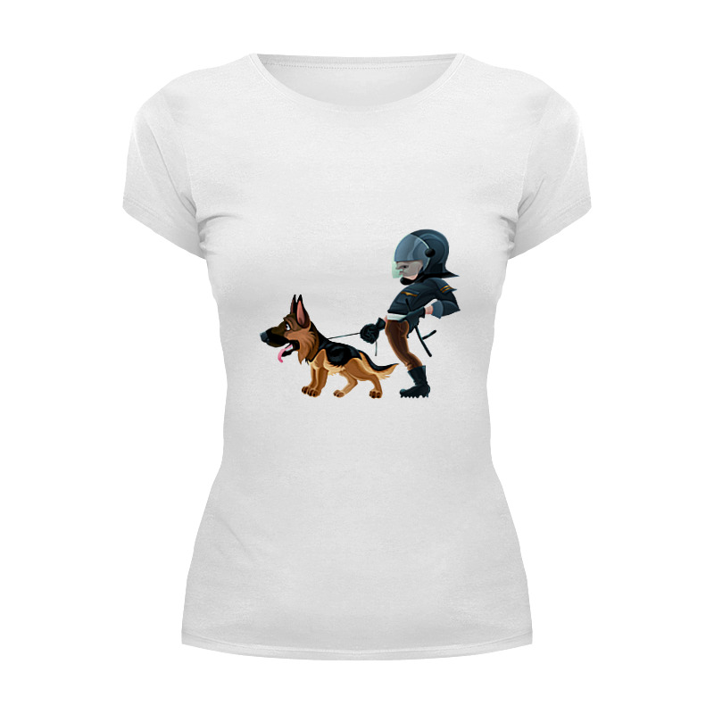 Printio Футболка Wearcraft Premium Коп с собакой printio футболка wearcraft premium коп с собакой