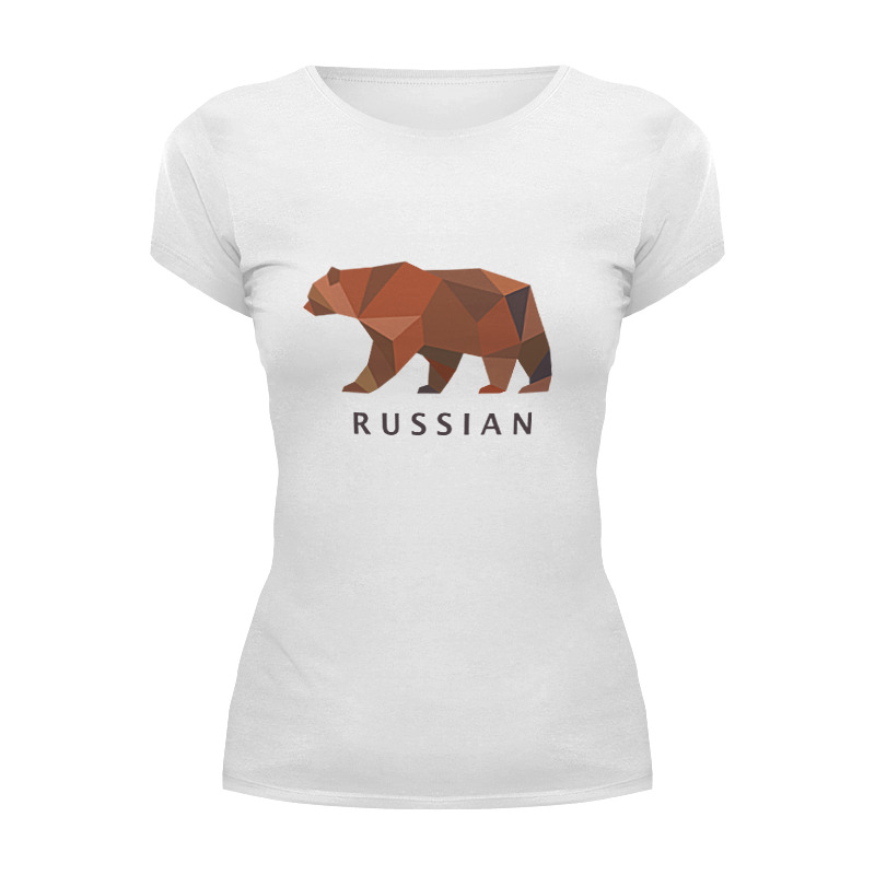 printio футболка wearcraft premium russian bear Printio Футболка Wearcraft Premium Russian