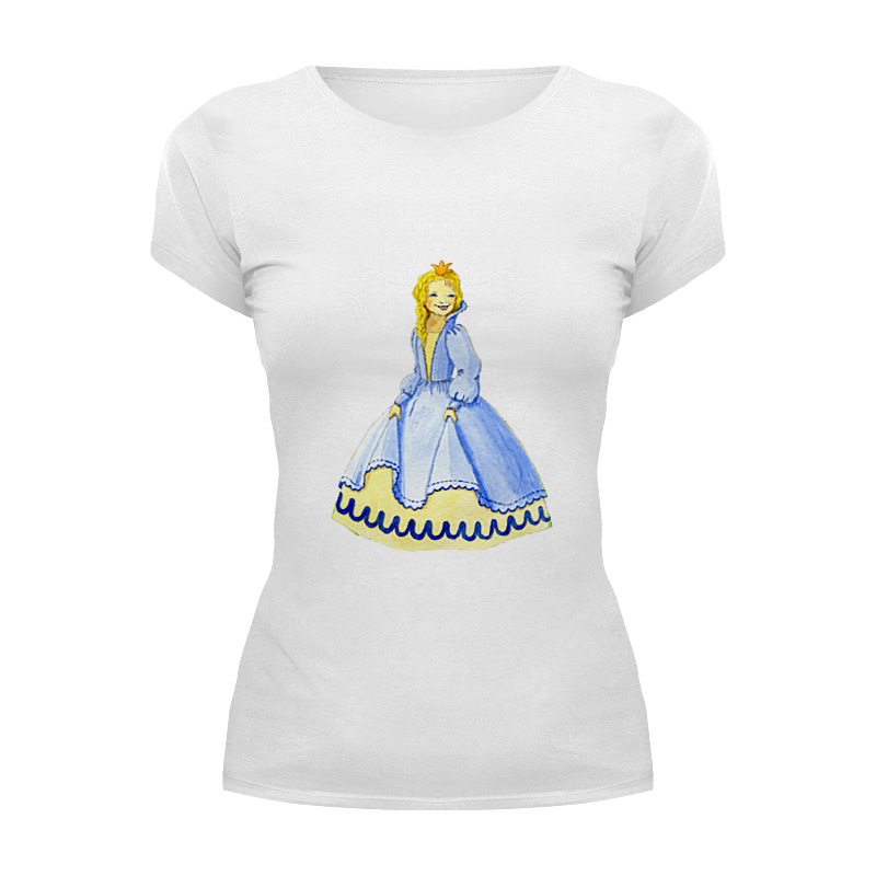 Printio Футболка Wearcraft Premium Счастливая принцесса футболка принцесса размер 14 лет белый